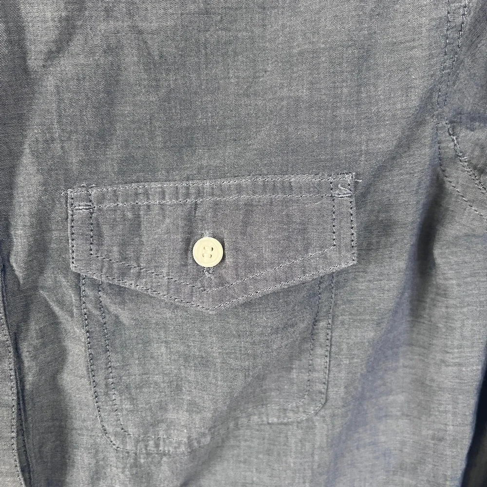 J. Crew Blue Casual Button Down Shirt with Long Sleeves 310